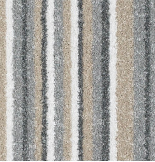 Banquet striped stair runner in Cardamon